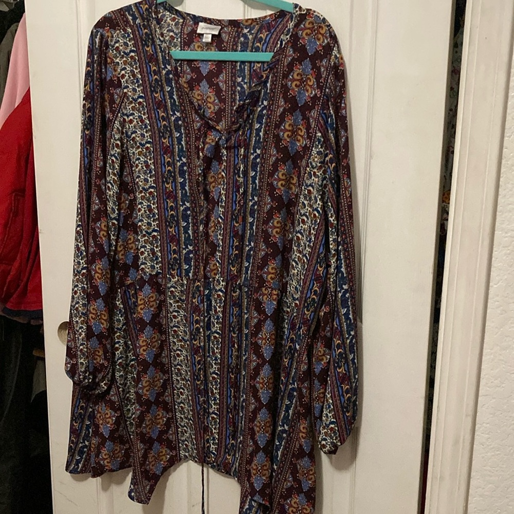 Bohemian Multicolor Blouse by Avenue